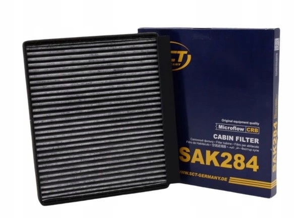 ФІЛЬТР САЛОННИЙ ВУГЛЕЦЕВИЙ НІМЕЦЬКИЙ SCT SAK284 KIA HYUNDAI PLUKANKA ДВИГУНА K2 