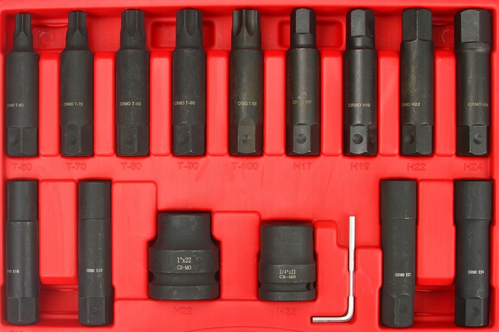 ZESTAW NASADEK BITÓW TORX UDAROWYCH 3/4 i 1 BJC Kod producenta M58265