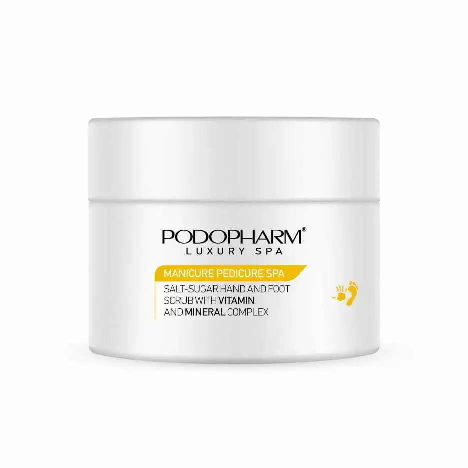 Podopharm Solno-cukrový peeling na ruce a nohy, komplex vitamínů, minerálů 300 g