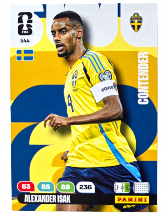 Karty piłkarskie Panini Fifa World Cup 2026 Contender Szwecja 544 Isak