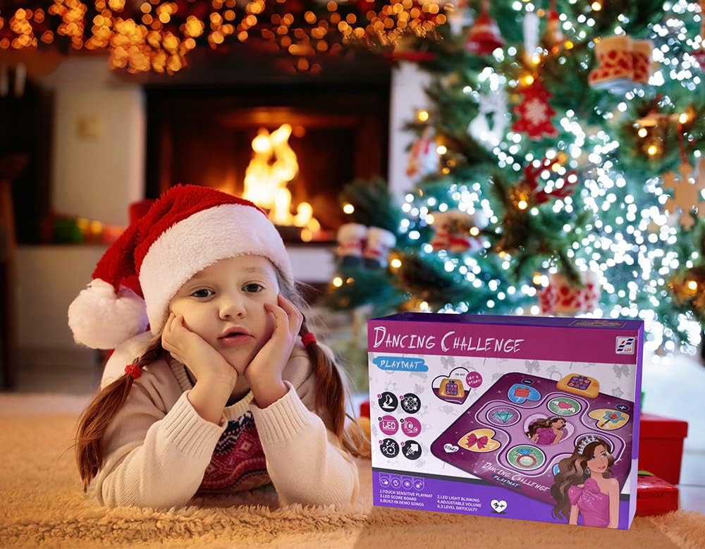 MATA MUZYCZNA TAŃCZENIA TAŃCZENIA MUZYCZNA TANECZNA GRA 5 TRYBÓW FIOLETOWY EAN (GTIN) 0191491851049