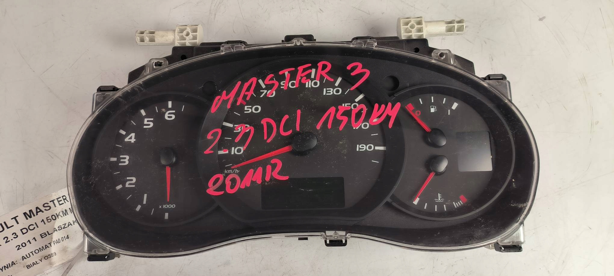 dials clock EU 248106758R RENAULT MASTER III