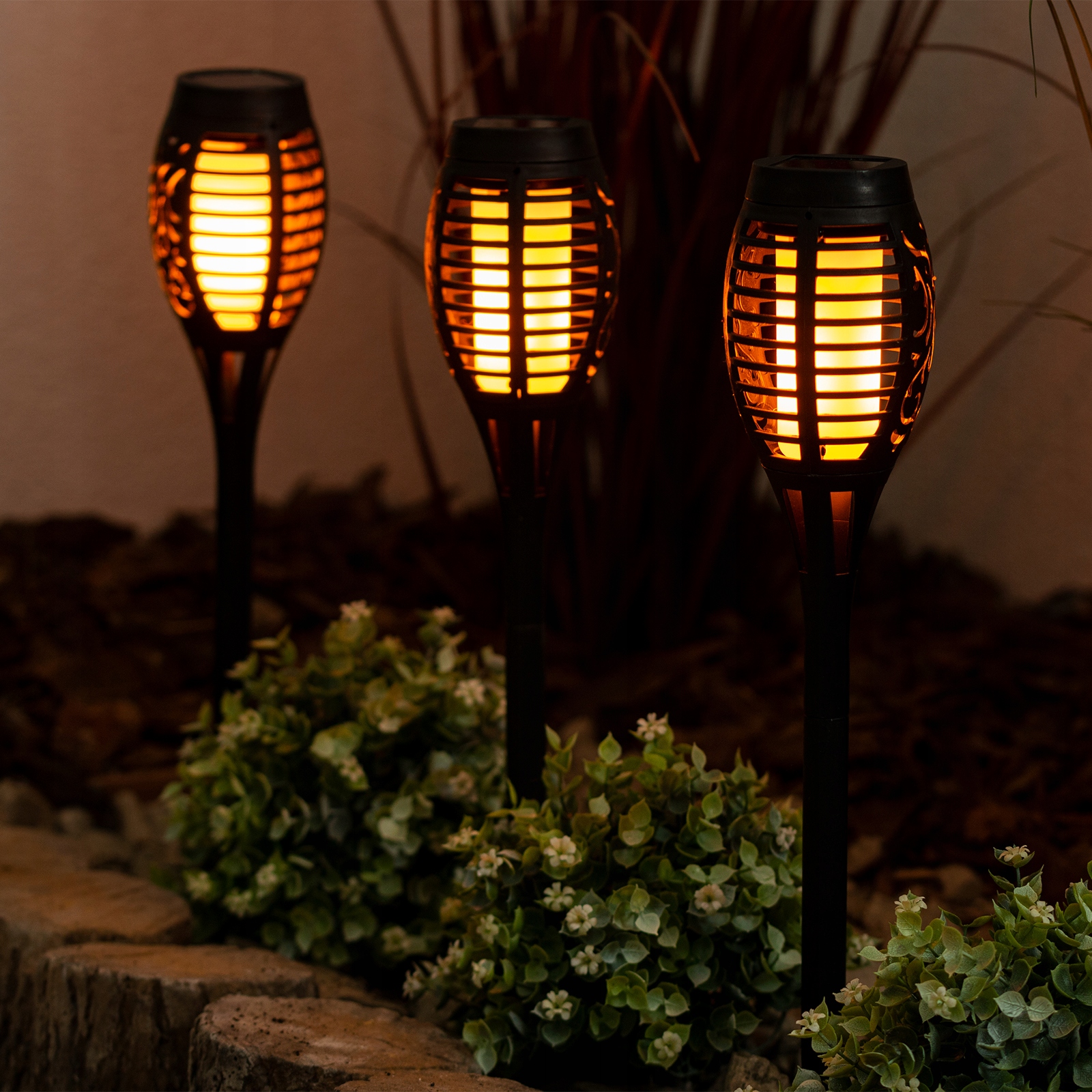 12x LAMPA POCHODNIA SOLARNA SZPIKULEC LED WBIJANA EFEKT PŁOMIEŃ LATARNIA Marka NNLED