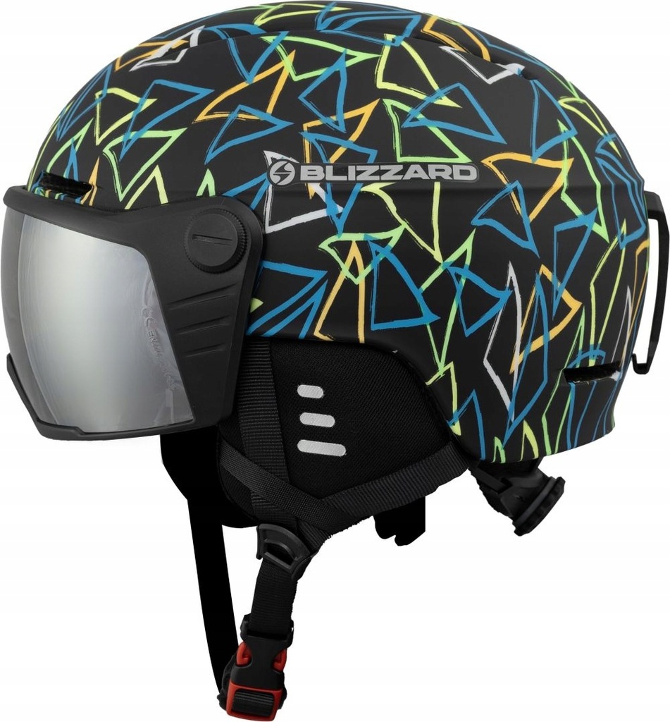 Dětská lyžařská přilba Blizzard Flash Visor junior 403001 černá 52-56 cm
