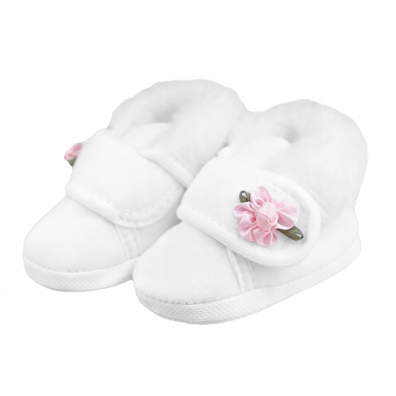 

Białe buciki do na chrzest dla dziewczynki zimę 12