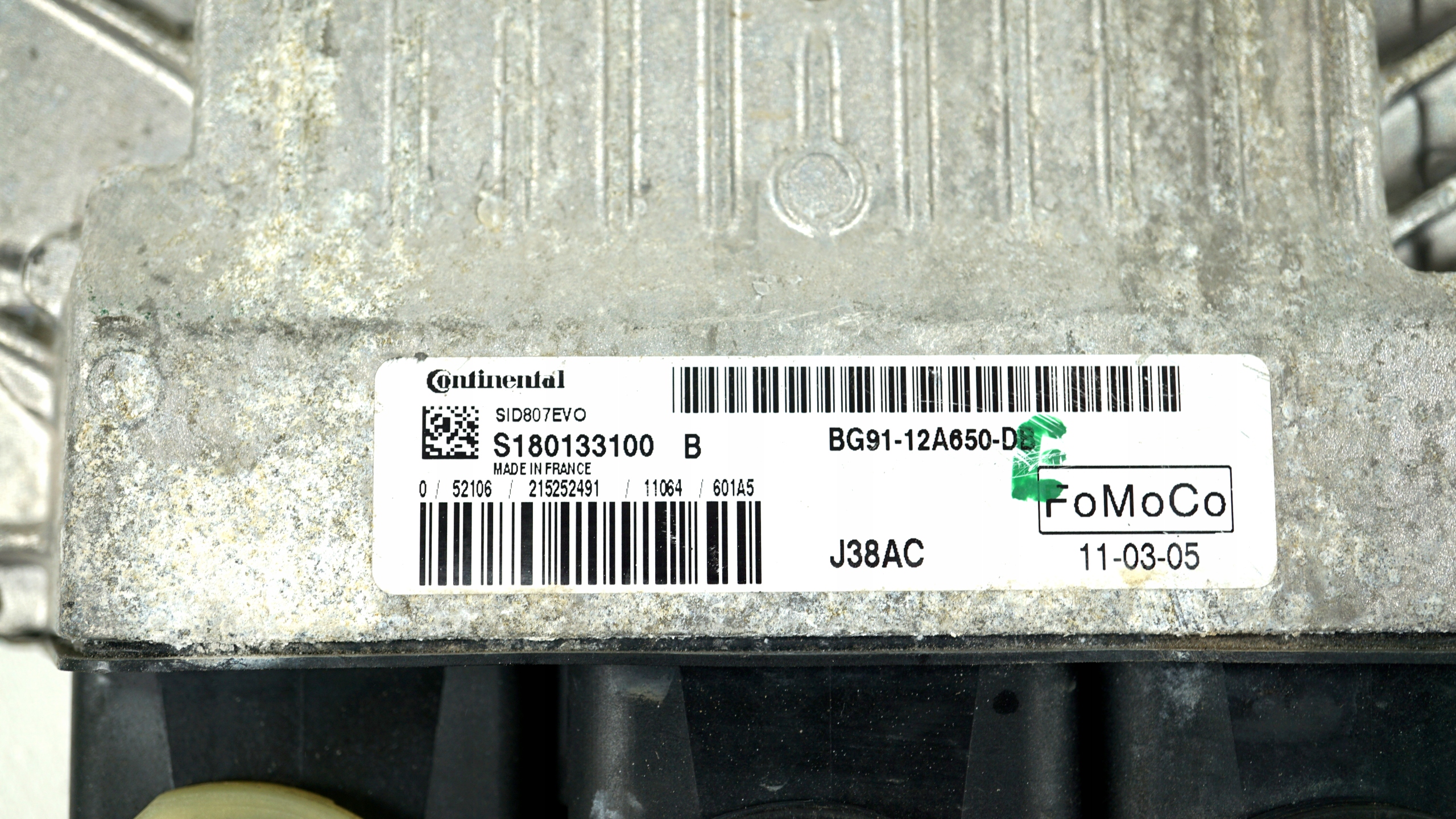 computer control unit of the engine FORD MONDEO MK4 IV 4 2.0 TDCI BG91-12A650-DB