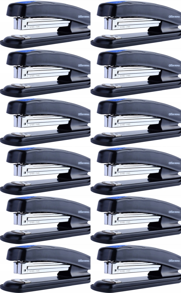 Zszywacz biurowy do 20 kartek Office czarny x12