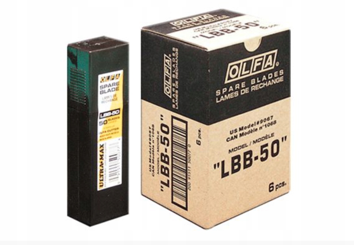 

Ostrza segmentowe LBB-50 Olfa Japońskie 18 mm