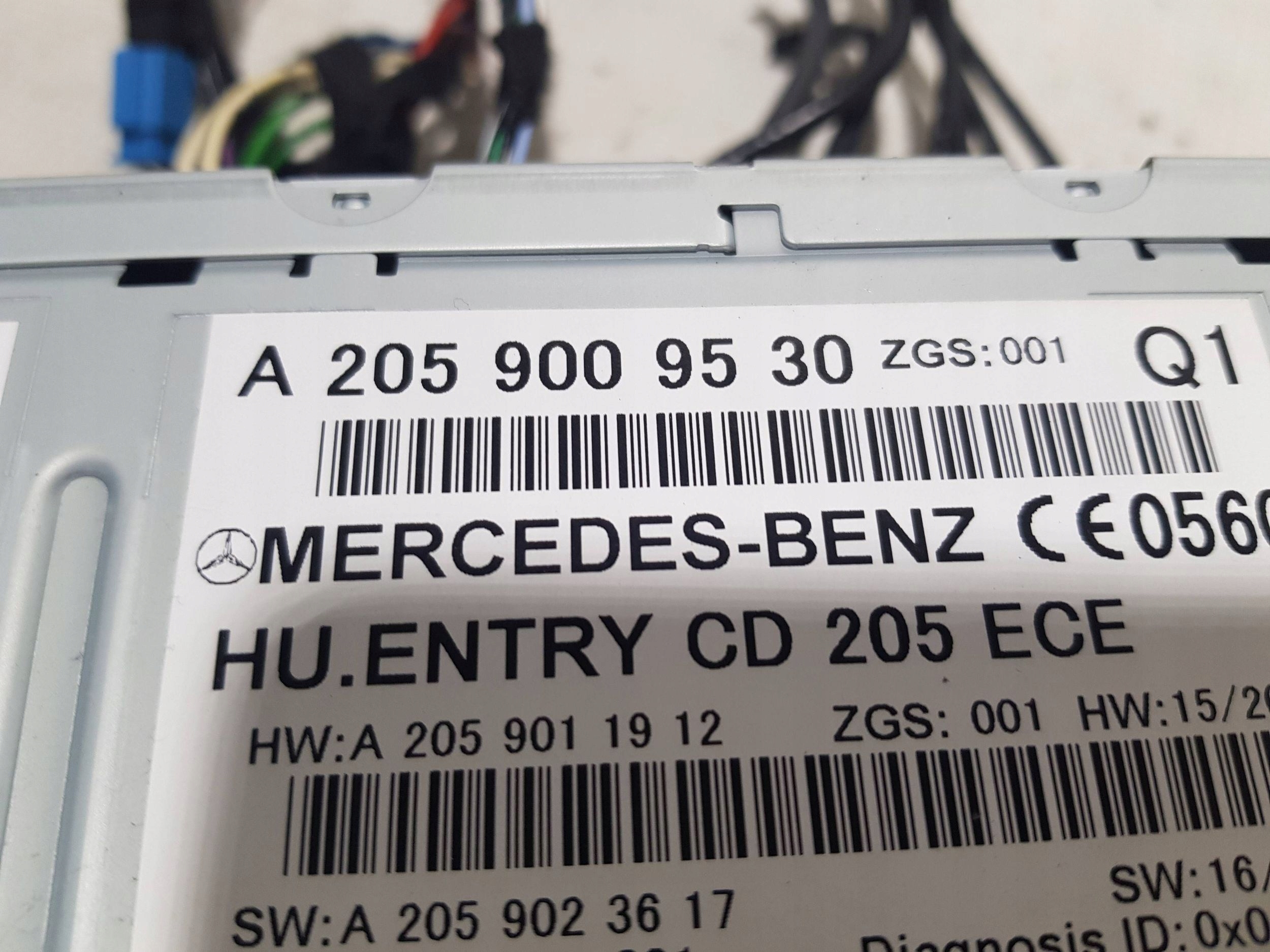 MERCEDES W205 RADIO Navigation A2059009530