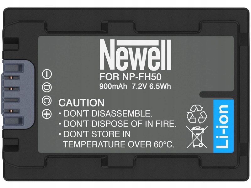 

Akumulator Newell 900 mAh do Sony NP-FH50