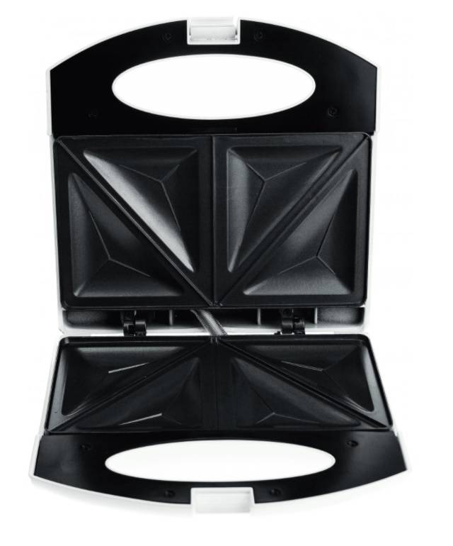 TOSTER OPIEKACZ DO KANAPEK TOSTÓW SANDWICH 1000W NIEPRZYWIERAJĄCA POWŁOKA Model TKT006W