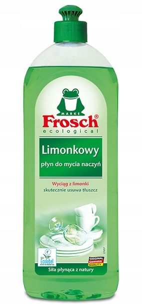

Frosch Limonkowy Płyn n Do Mycia Naczyń 750ml