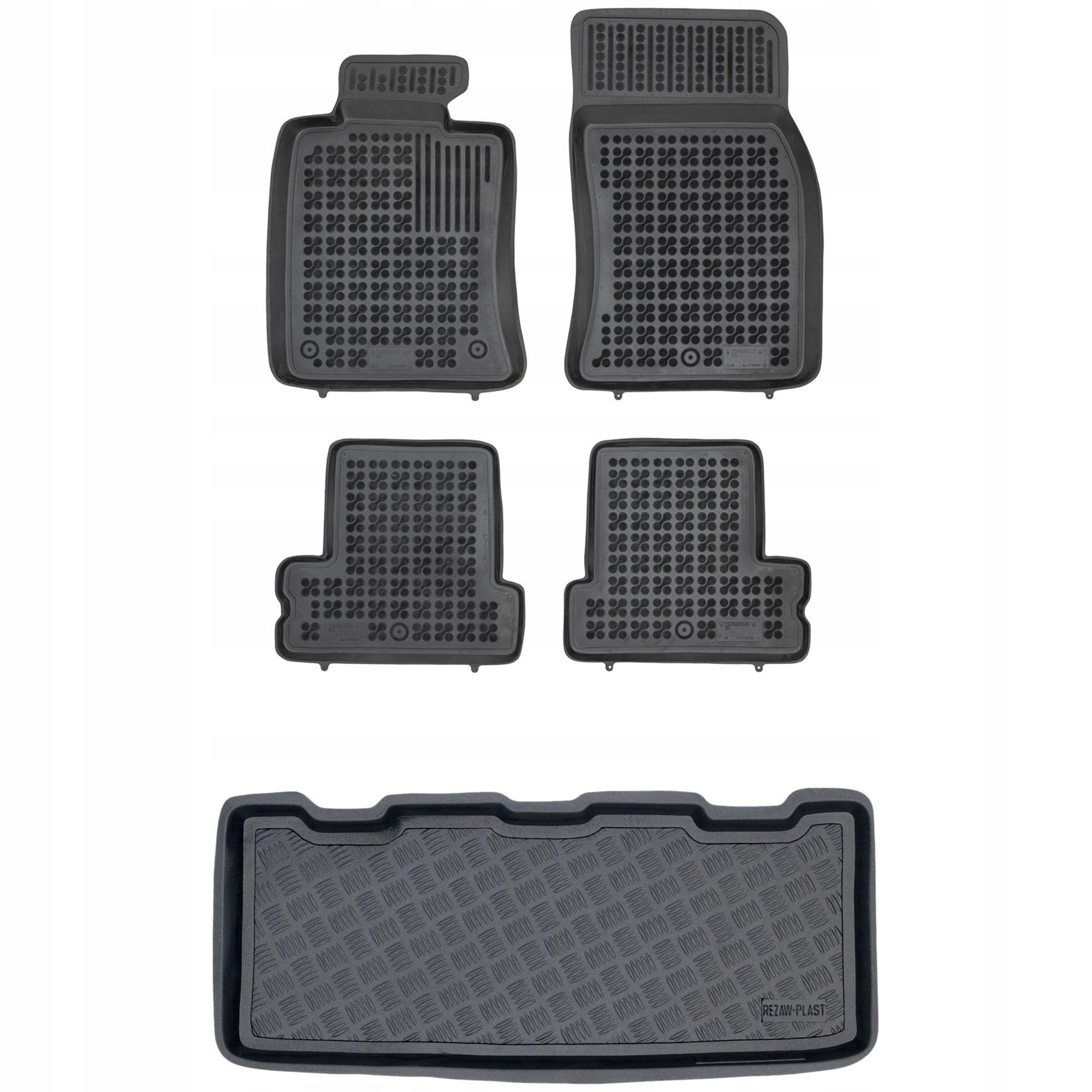 Zestaw dywaniki i mata korytka Mini One II 2006-2013 Hatchback