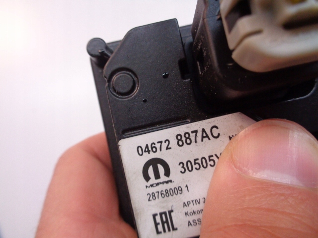 RADAR KAMERA ACC JEEP WRANGLER JL 2018- Typ samochodu Samochody osobowe