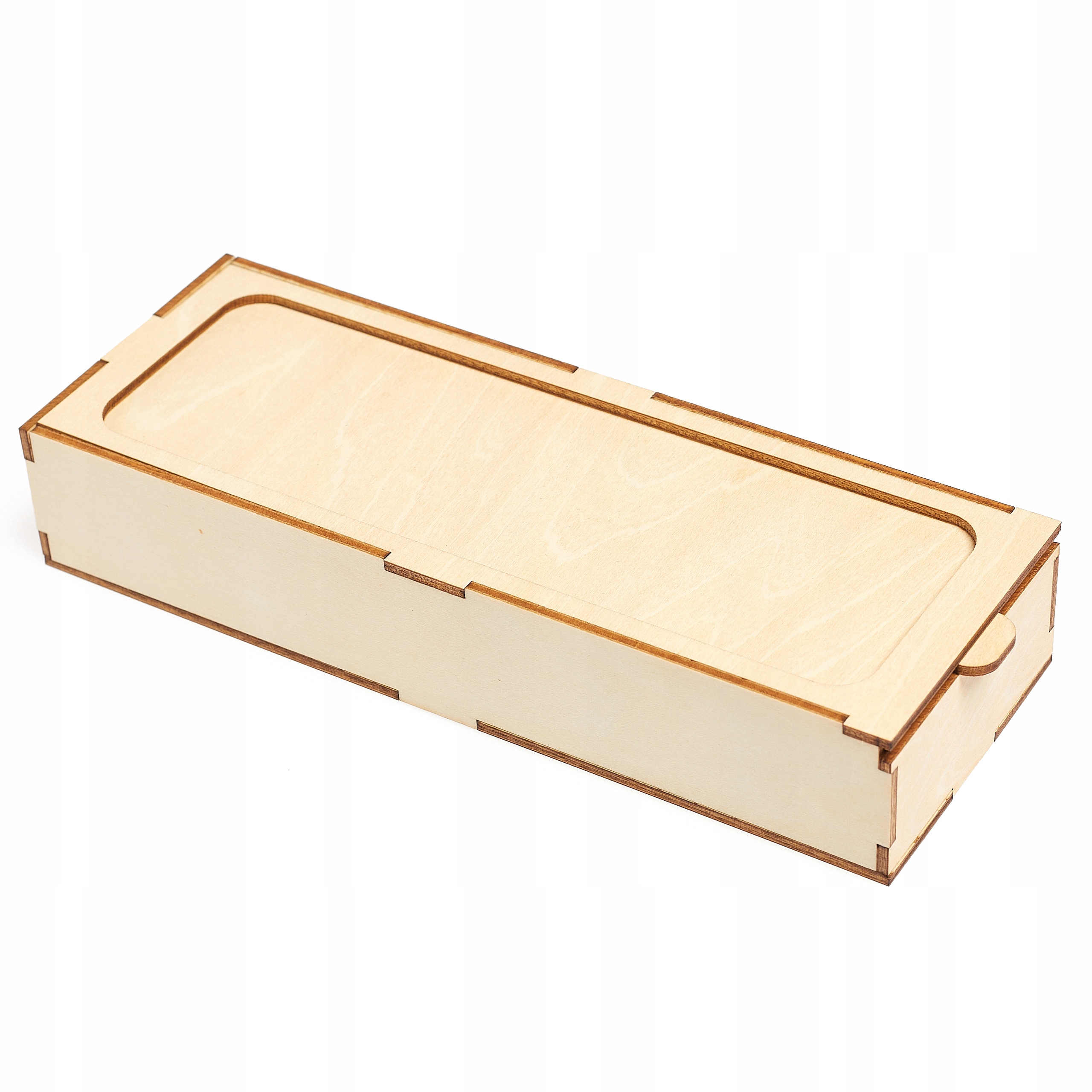 TOLLTARTÓ FA DOBOZ GRAVÍROZÁS LOGÓ AJÁNDÉK Szín barna és bézs árnyalatok