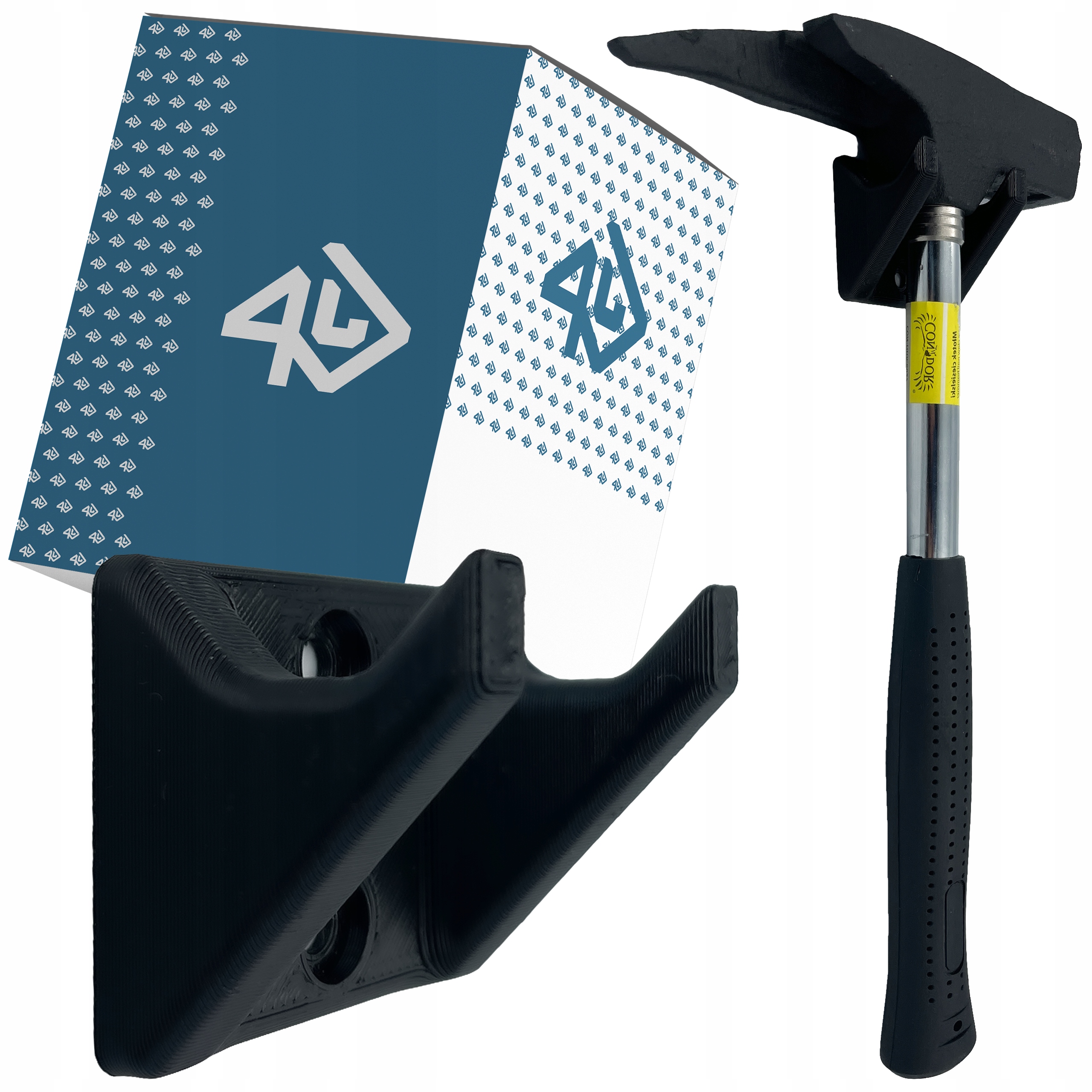 

P4U Uchwyt na młotek ciesielski gumowy murarski