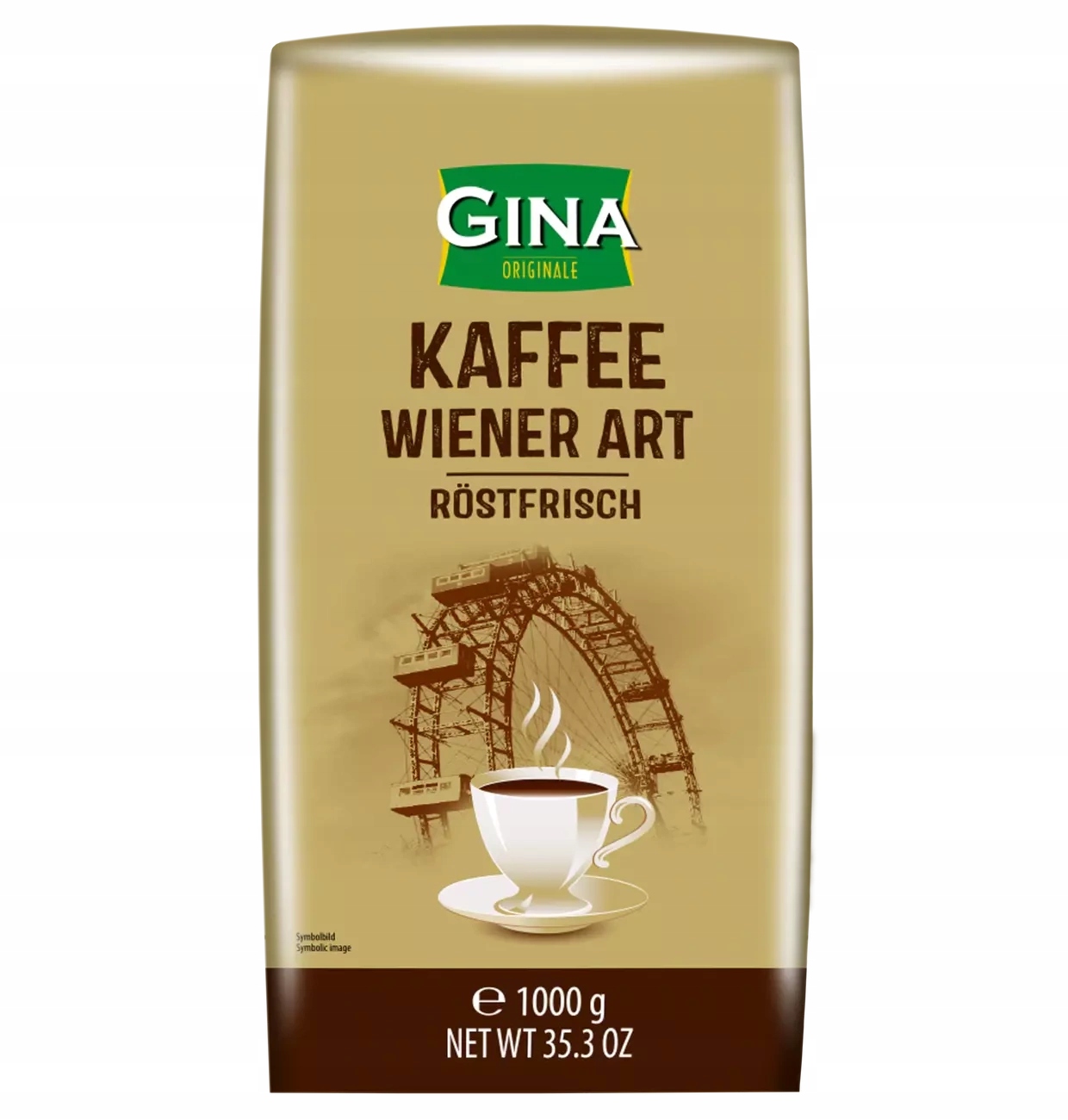 Levně Gina Kaffee Wiener Art Káva Zrnková 1 kg
