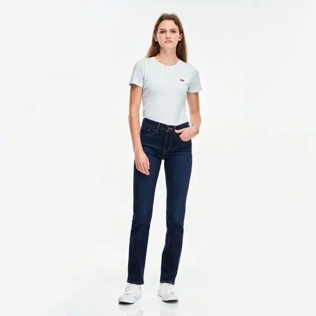 Levis Dámské Úzké Nohavice S Vysokým Pasem, Tmavě Modré, 29/34 7AA