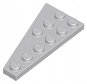

Lego Light Bluish Gray Wedge 6x3 Prawy 54383 3szt