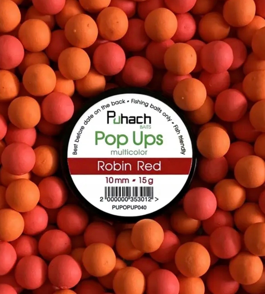 Kulki Zanętowe Puhach Baits Multicolor Pop Up 10 MM Robin Red
