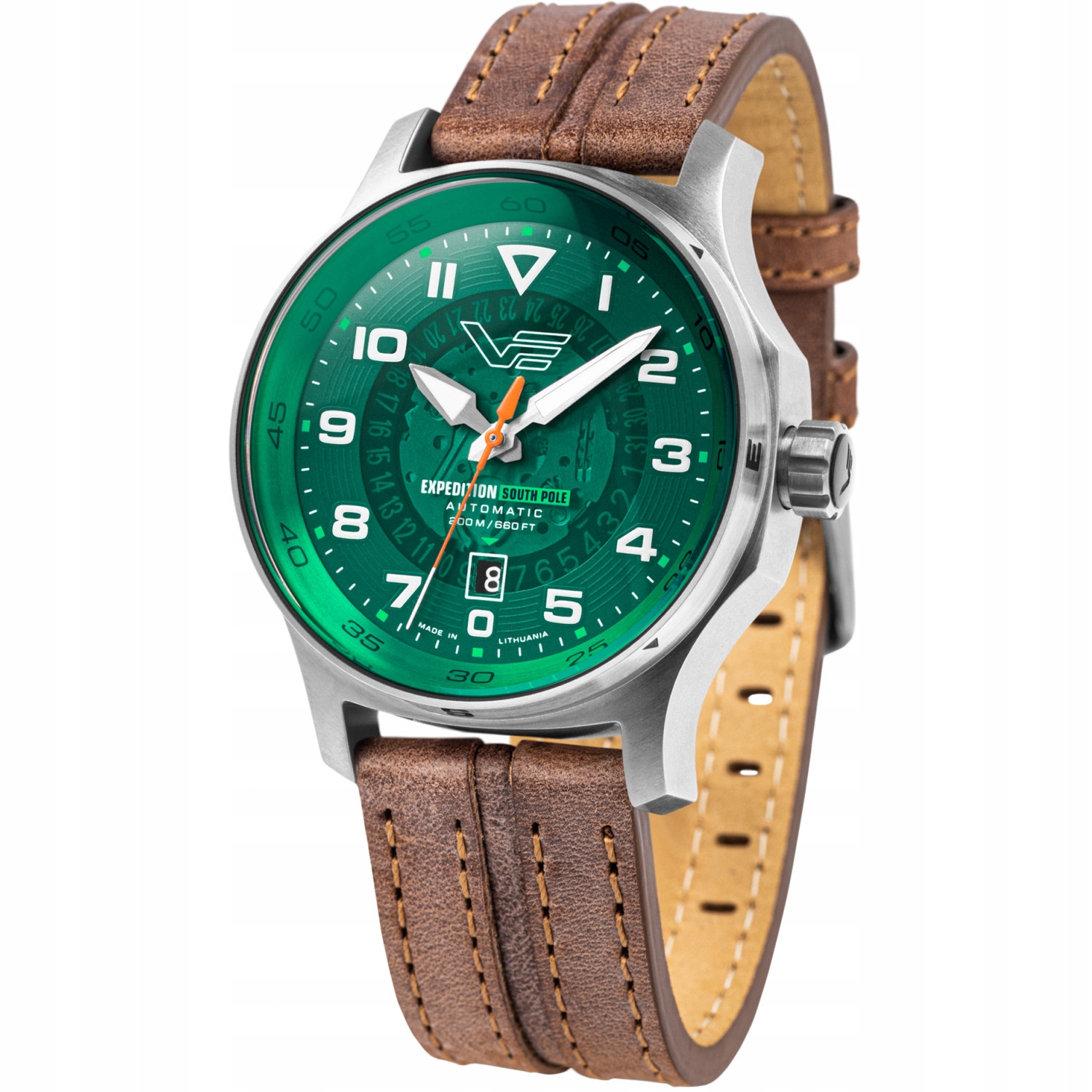 Pánské Hodinky Vostok Europe NH35A-592A759, hnědý řemínek