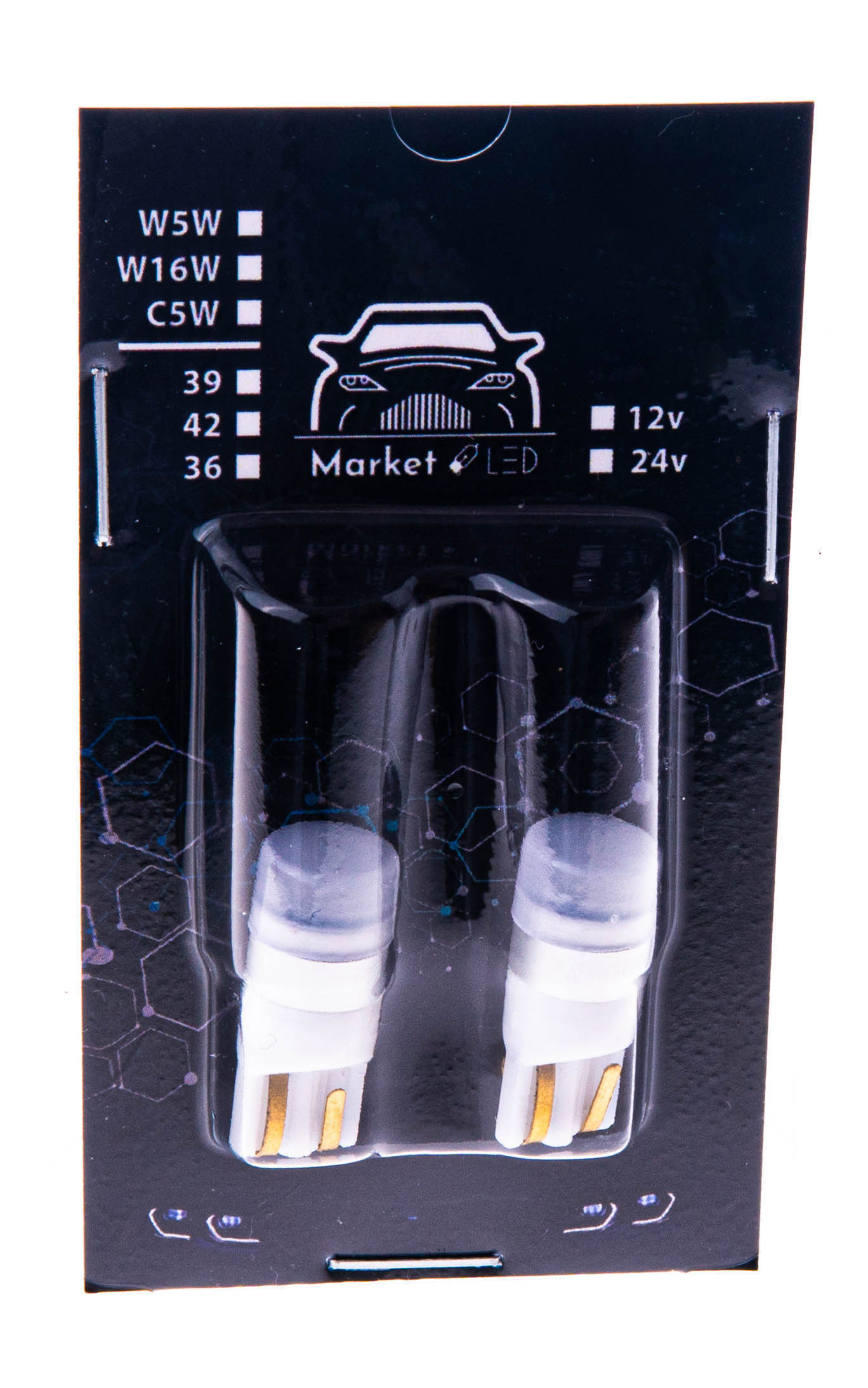 

W5W Biała żarówka Led T10 W3W 12V Canbus