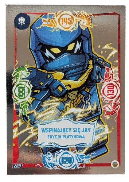 Karta Lego Ninjago Seria 9 Następny Poziom Numer 203