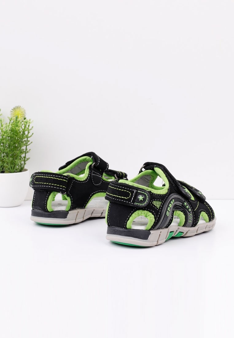 

Sandałki czarno zielone Grisha 21 Czarny