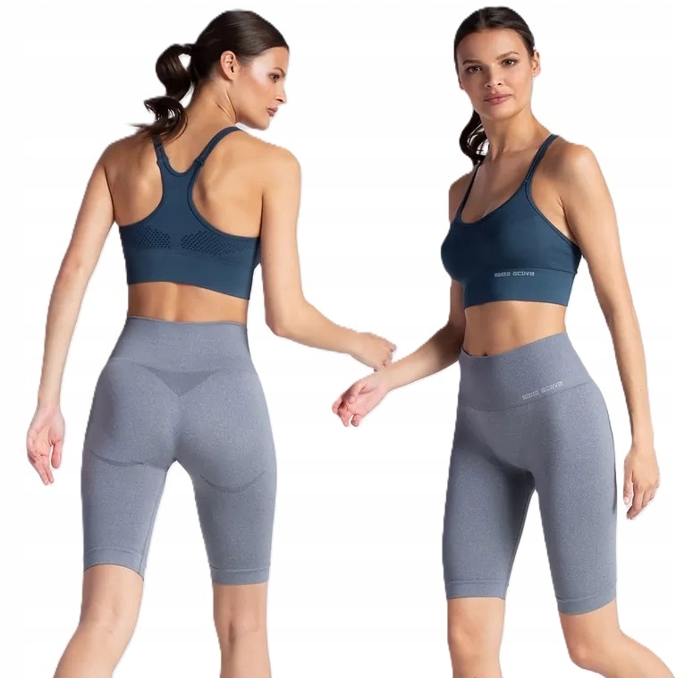 Gatta Spodenki Fitnessowe Treningowe Turystyczne Do Biegania Legginsy- L