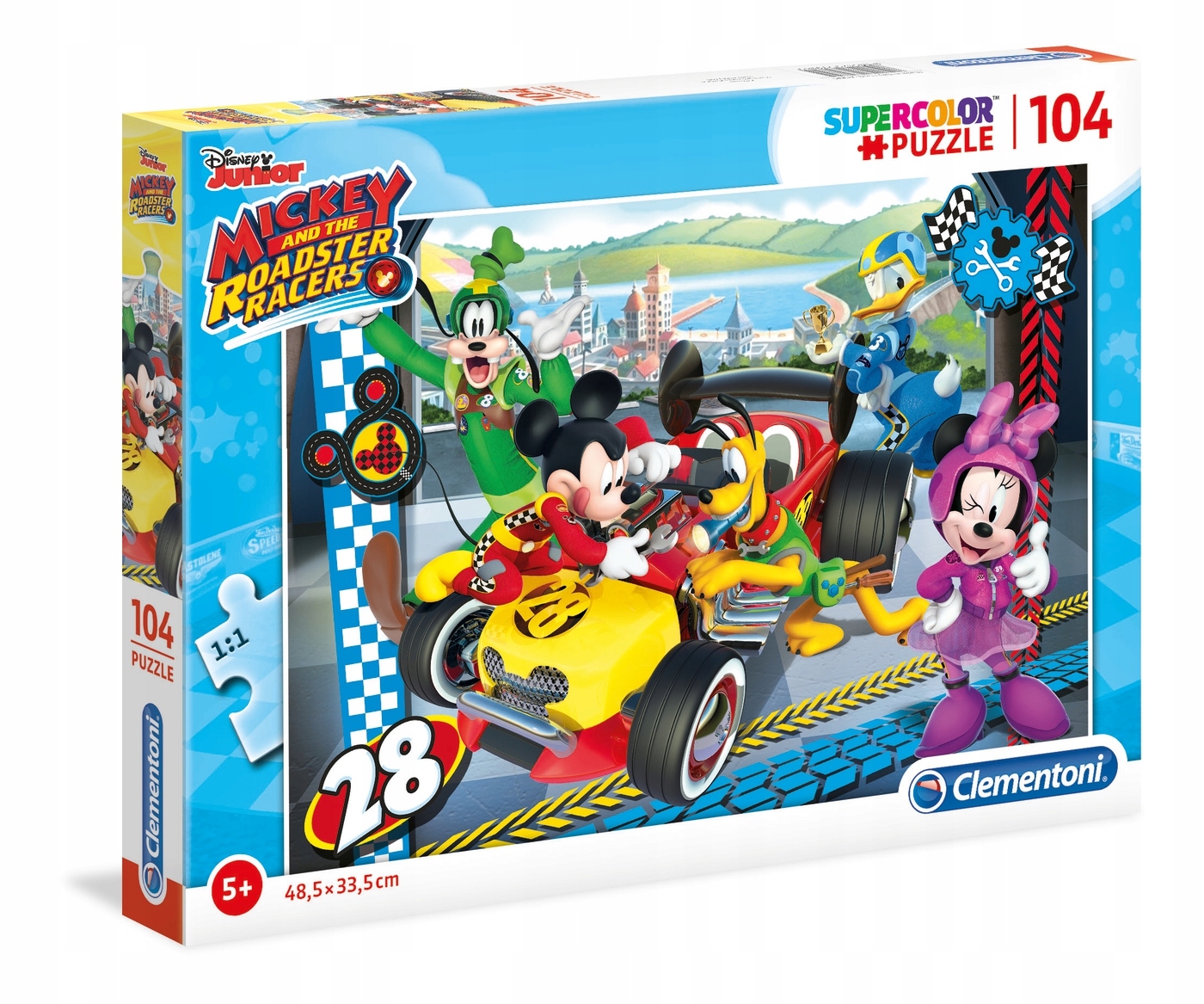 

Clementoni Puzzle 104 el. Mickey Rajdowcy 27984