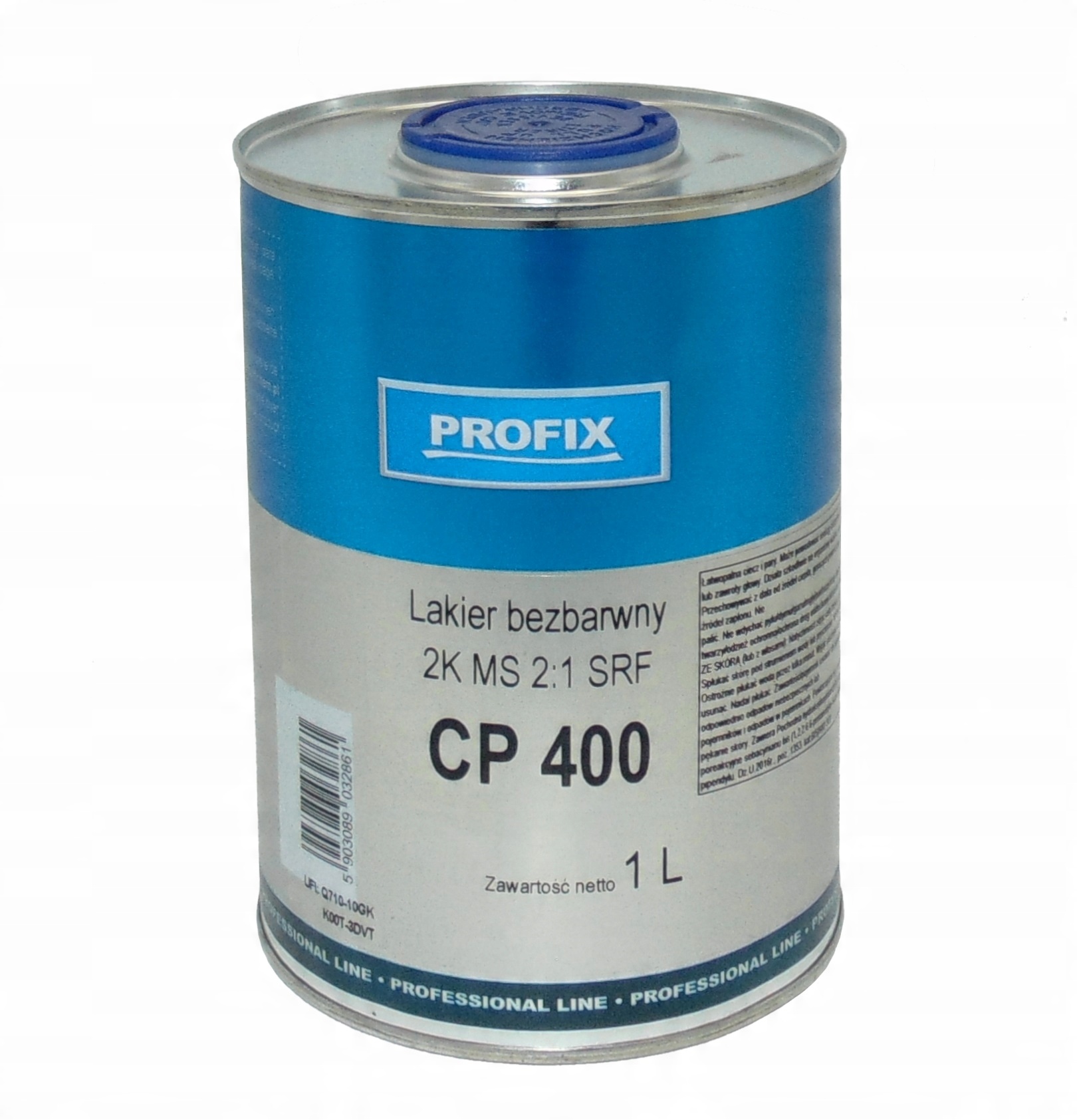 

Lakier Bezbarwny Profix Cp 400 2K Ms 2:1 Srf 1L