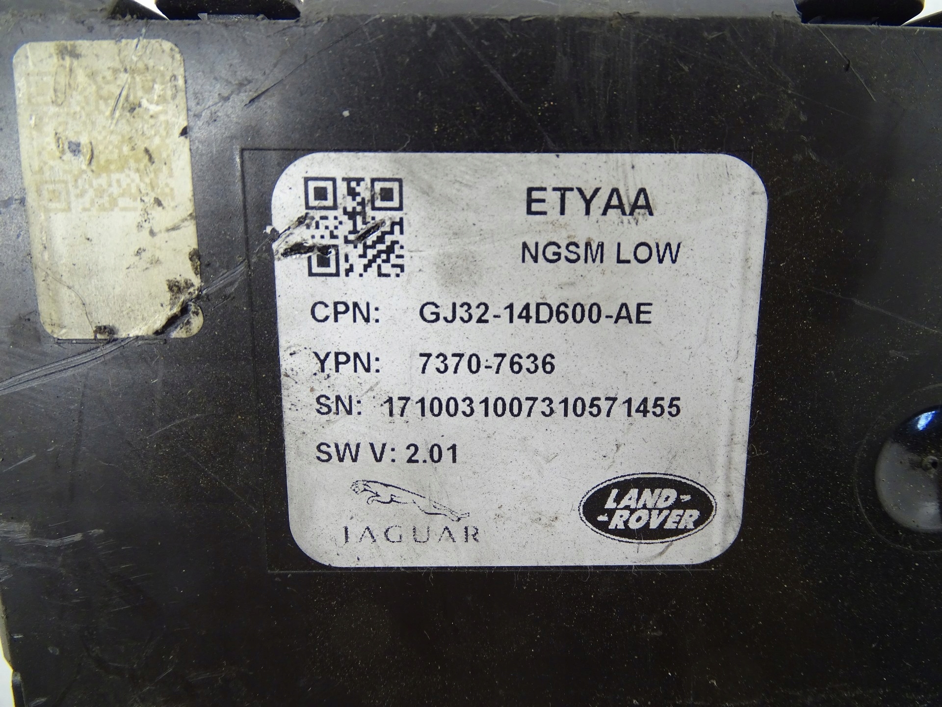 control unit seat driver´s RANGE ROVER EVOQUE GJ32-14D600-AE
