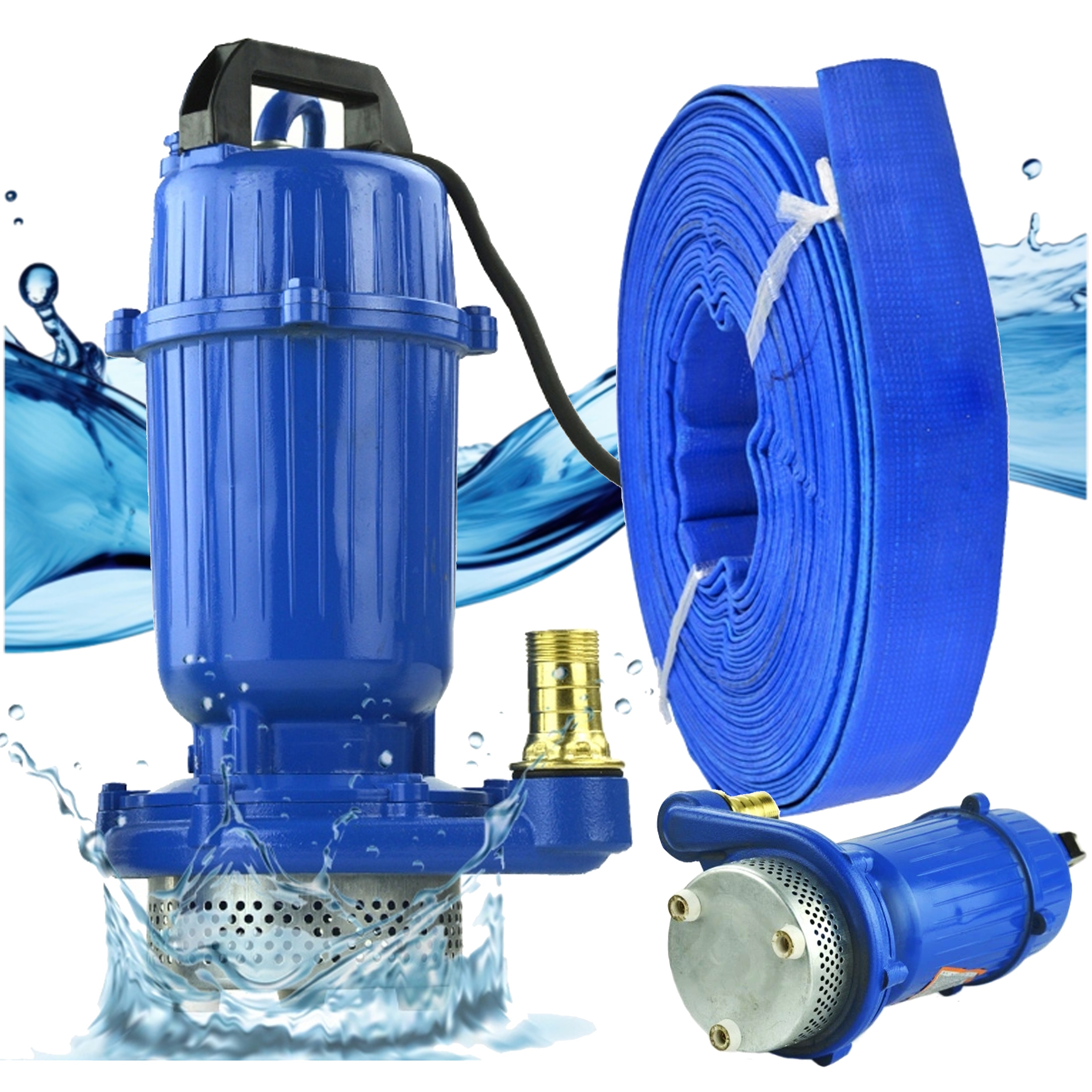 Pompa Glebinowa Zanurzeniowa Do Wody Czystej Brudnej Szamba Scieków Z Węzem