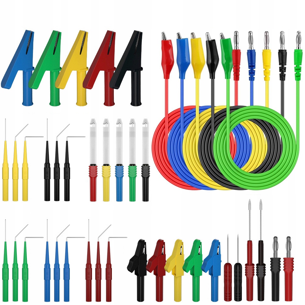 Sada měřicích kabelů Krokosvorka Pin pro měření obleku