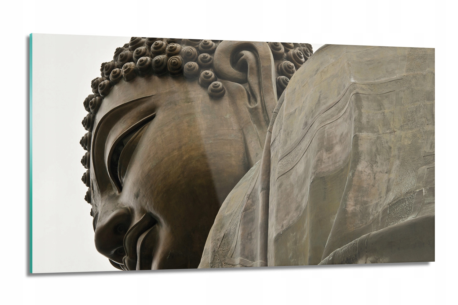 sklenená doska Buddha moderná socha 120x60 s fotografiou
