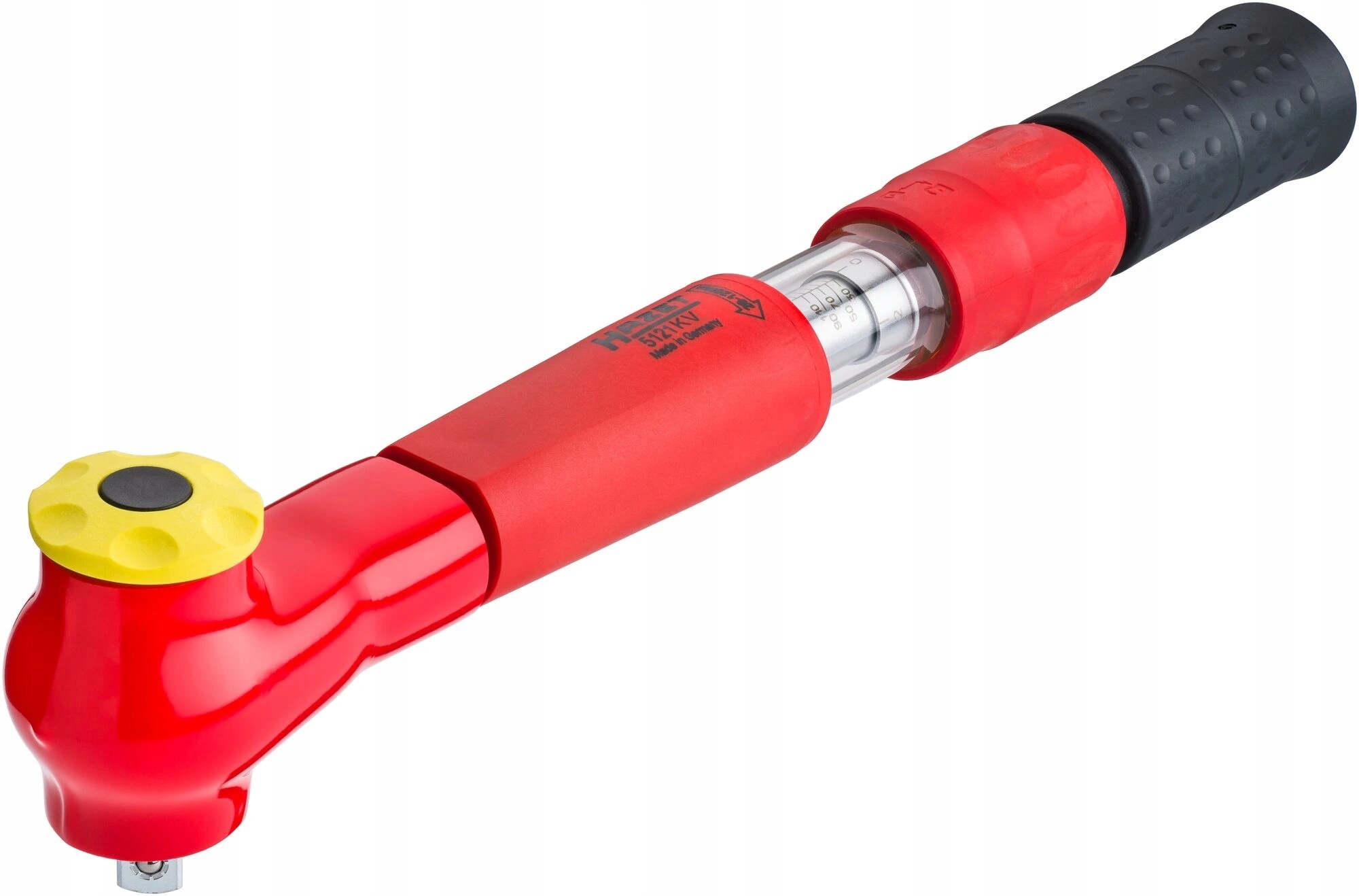 Hazet 5121KV, Momentový kľúč s ochrannou izoláciou Rozsah momentu 20-120 Nm,