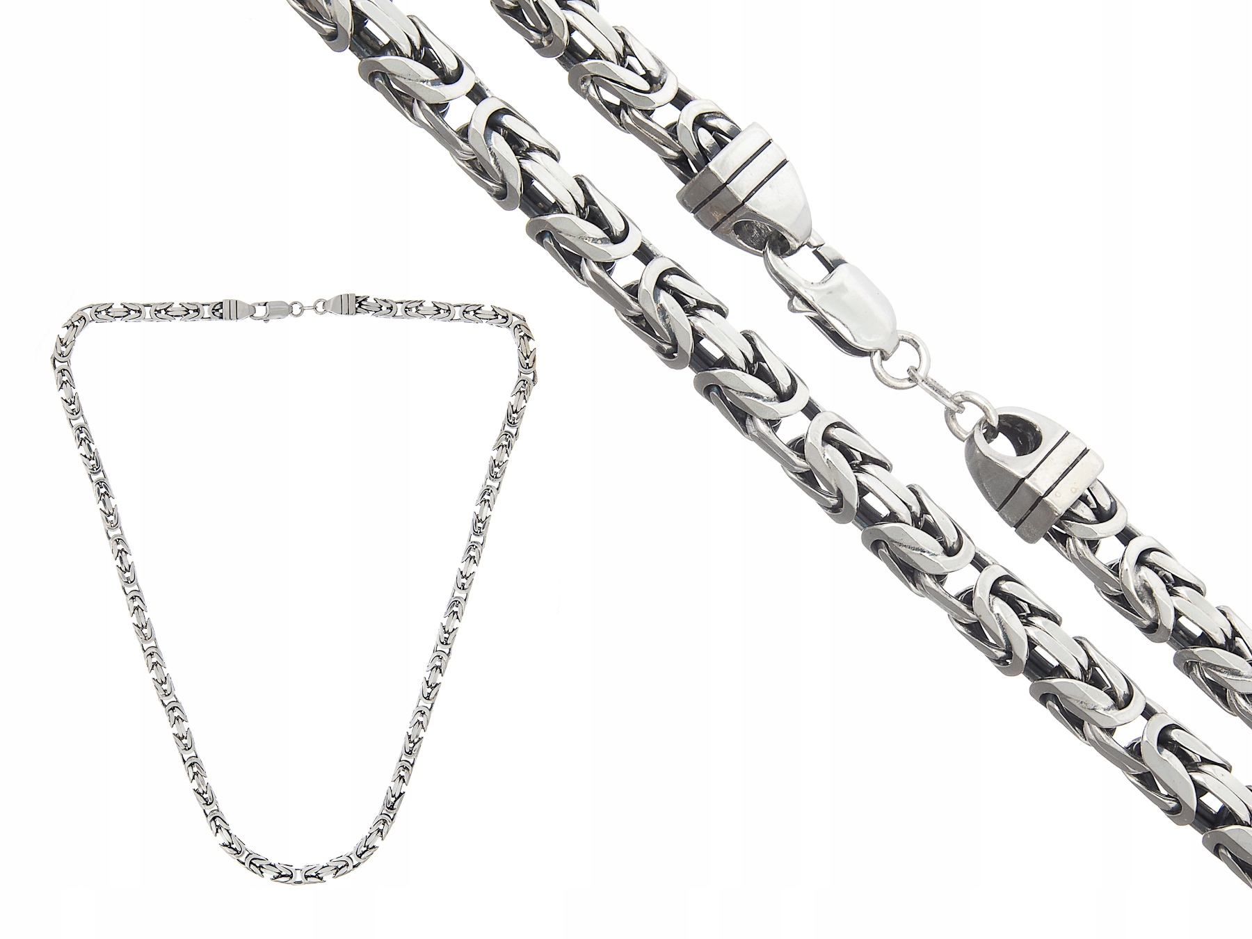 Stříbrný Řetízek Byzantýna 65 CM 6 MM Italy Dárek