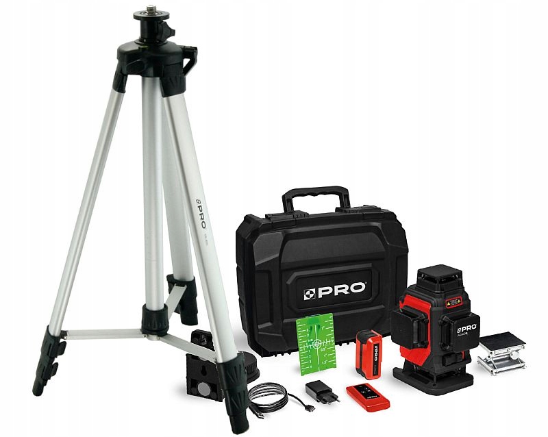

Pro Laser wieloliniowy 4x360st. AQ4DGplus +statyw