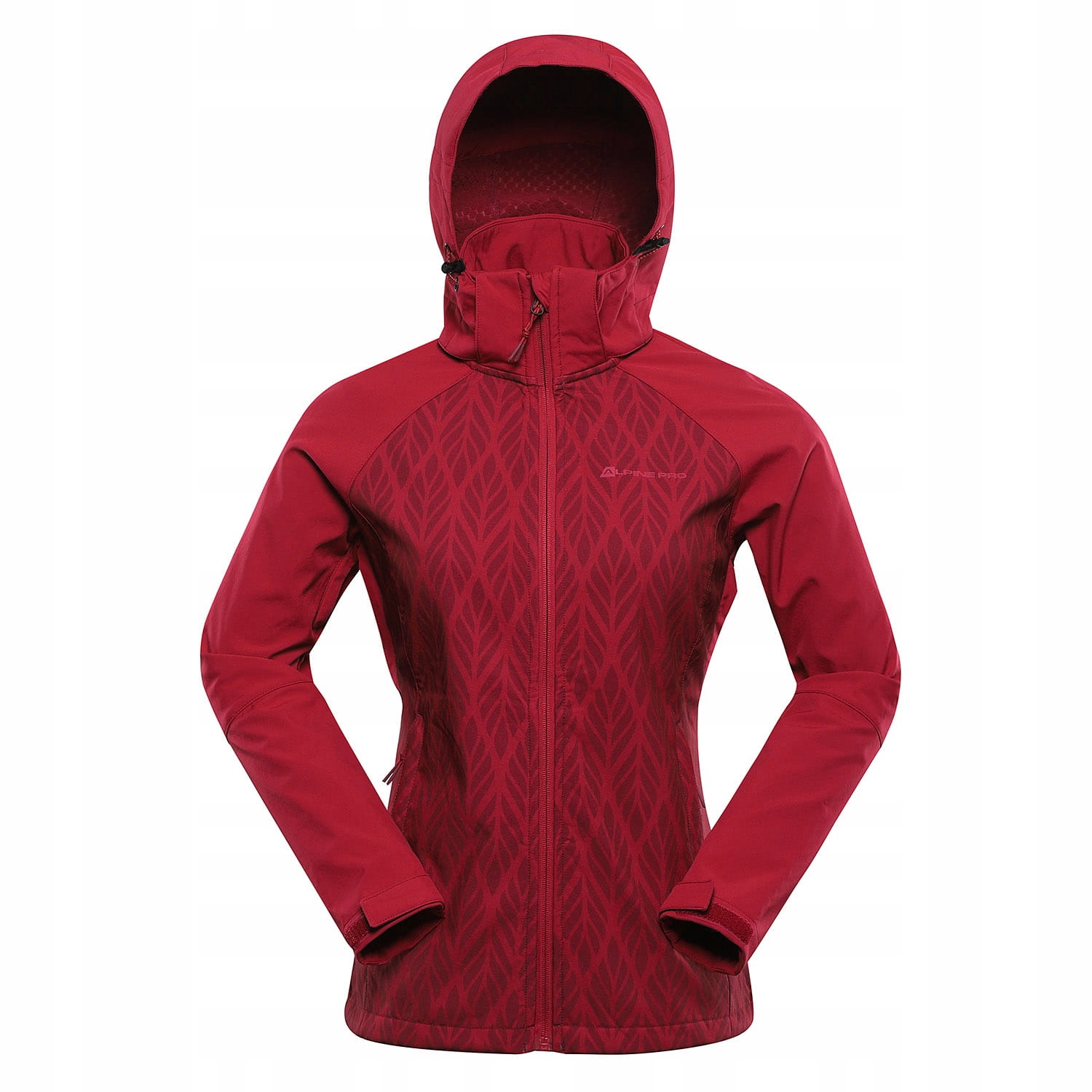 Alpine Pro Kurtka softshell damska Hoora wiatroodporna czerwona XL