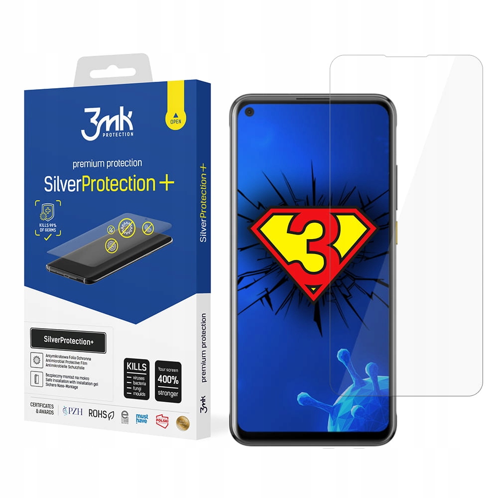 

Folia na cały ekran do Htc U20 5G 3mk Silver Plus