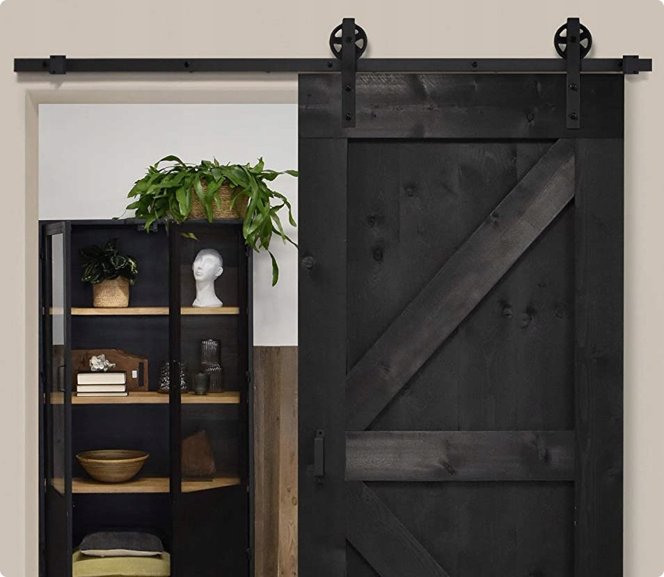 SYSTEM DRZWI PRZESUWNYCH BARN DOOR LOFT RETRO 2m Długość prowadnicy 2 m