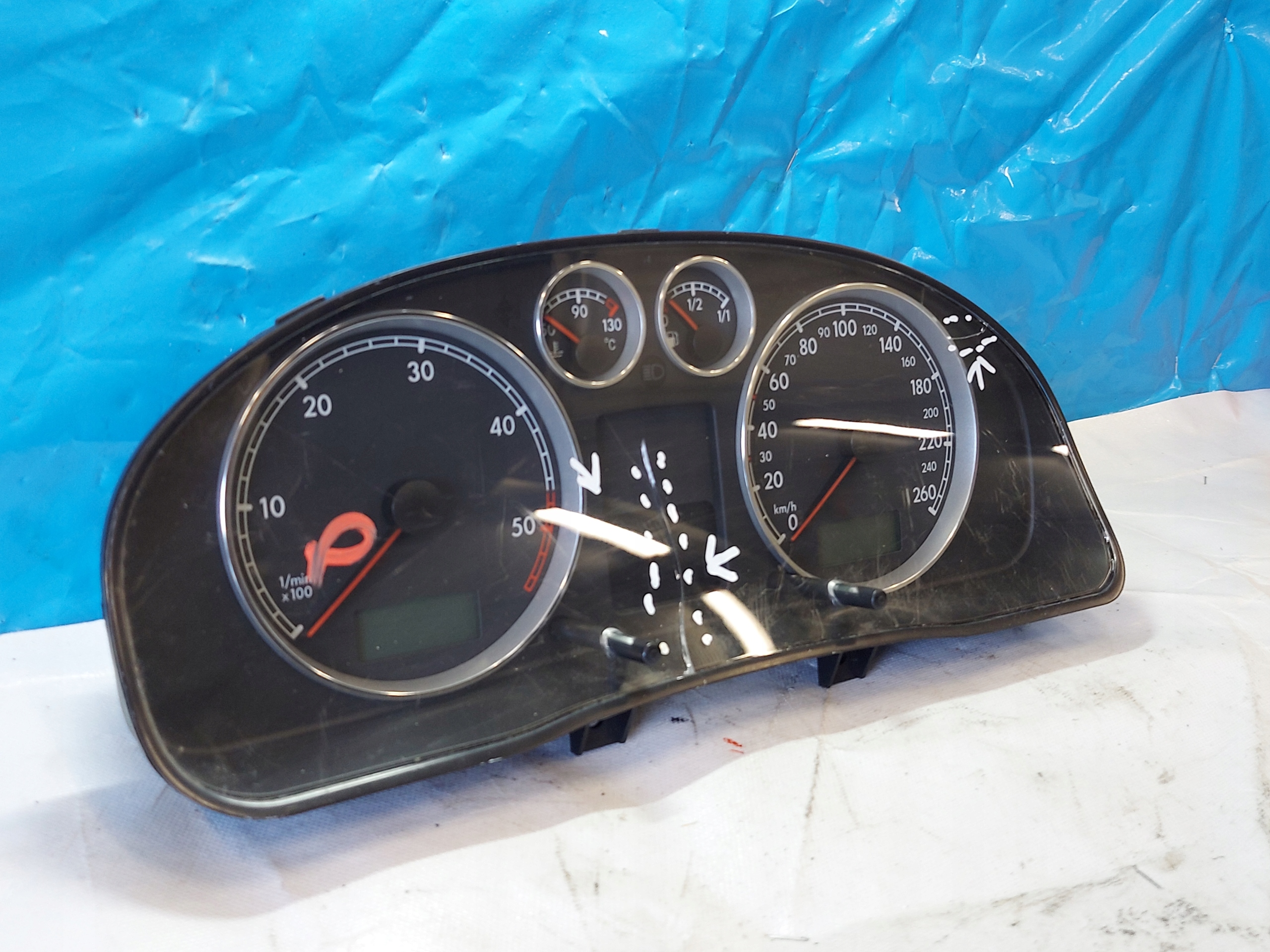 dials clock PASSAT B5 FL 1.9 TDI 3B0920829A