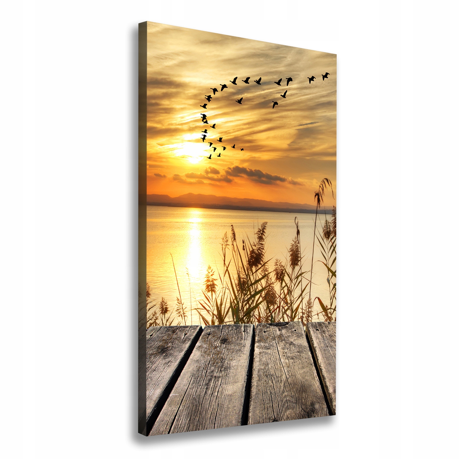 

Foto obraz na płótnie Zachód słońca 60x120 cm