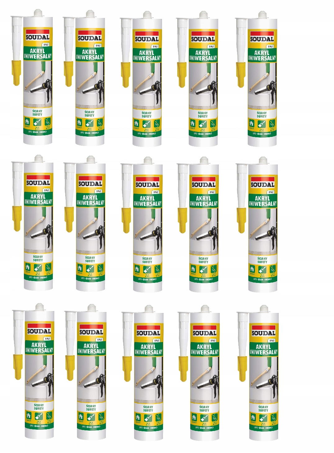 

Soudal Akryl Uszczelniacz Akrylowy Karton 15szt