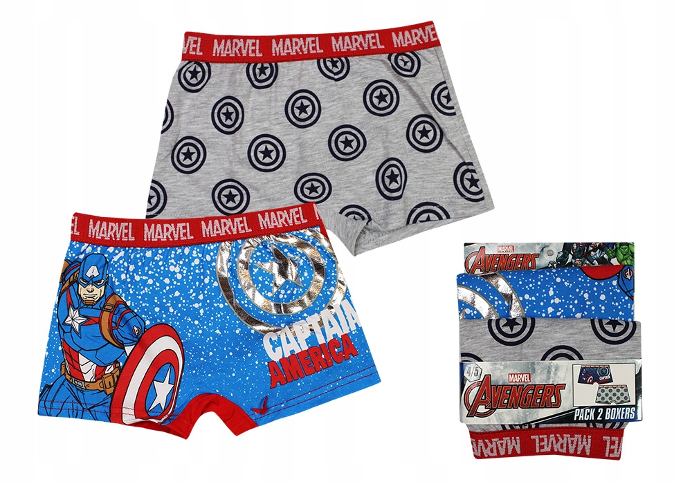 

Avengers Marvel Bokserki Dziecięce 2-PAK 6/8LAT