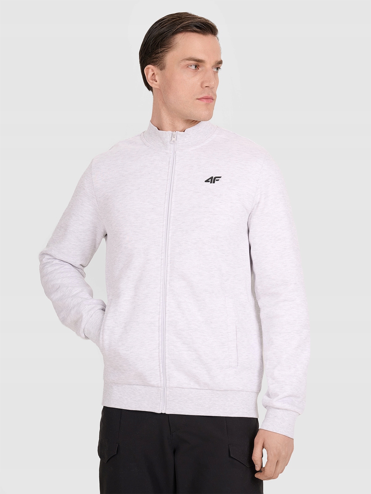 4F Tepláková mikina Šedá XXL