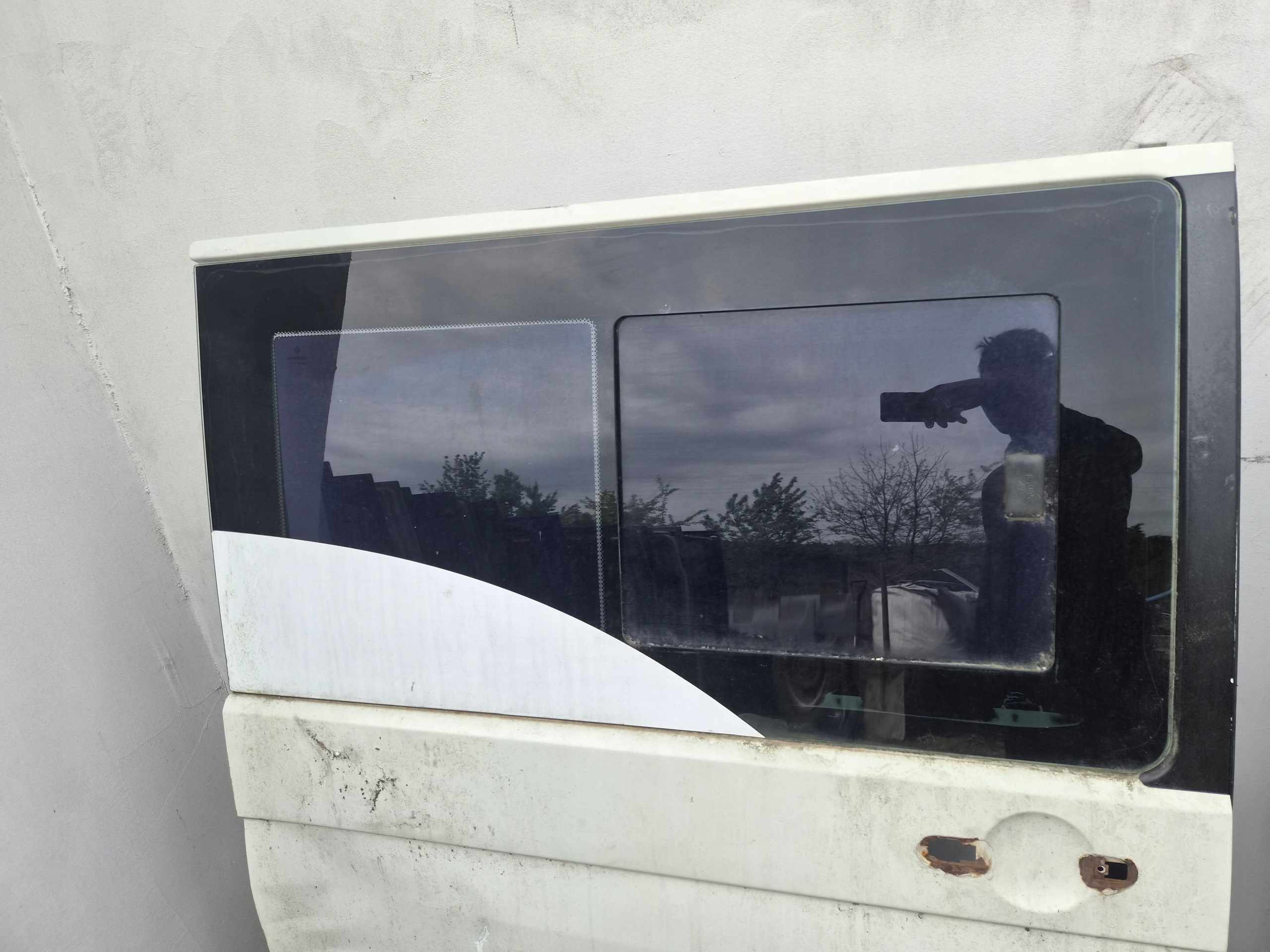 door sliding VW T5 T5 lift side right biale damaged