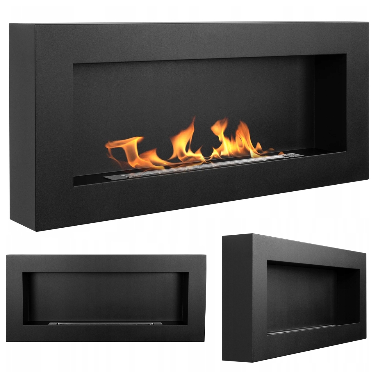 Závesný Biokrb 900X400 Box Čierny Štruktúrovaný Mat