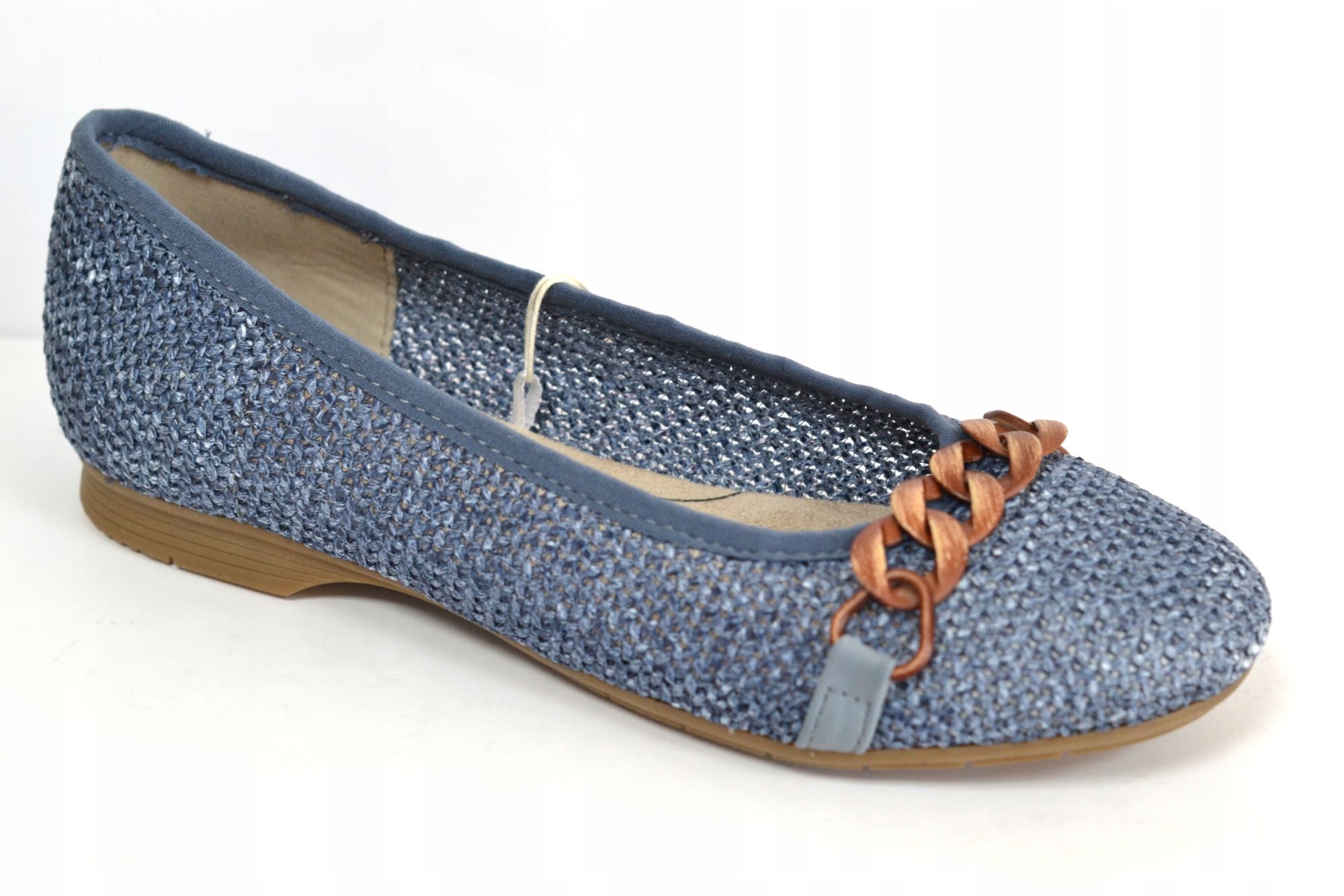 Jana 22171-44 Baleríny Denim Tuhost H Vel. 37
