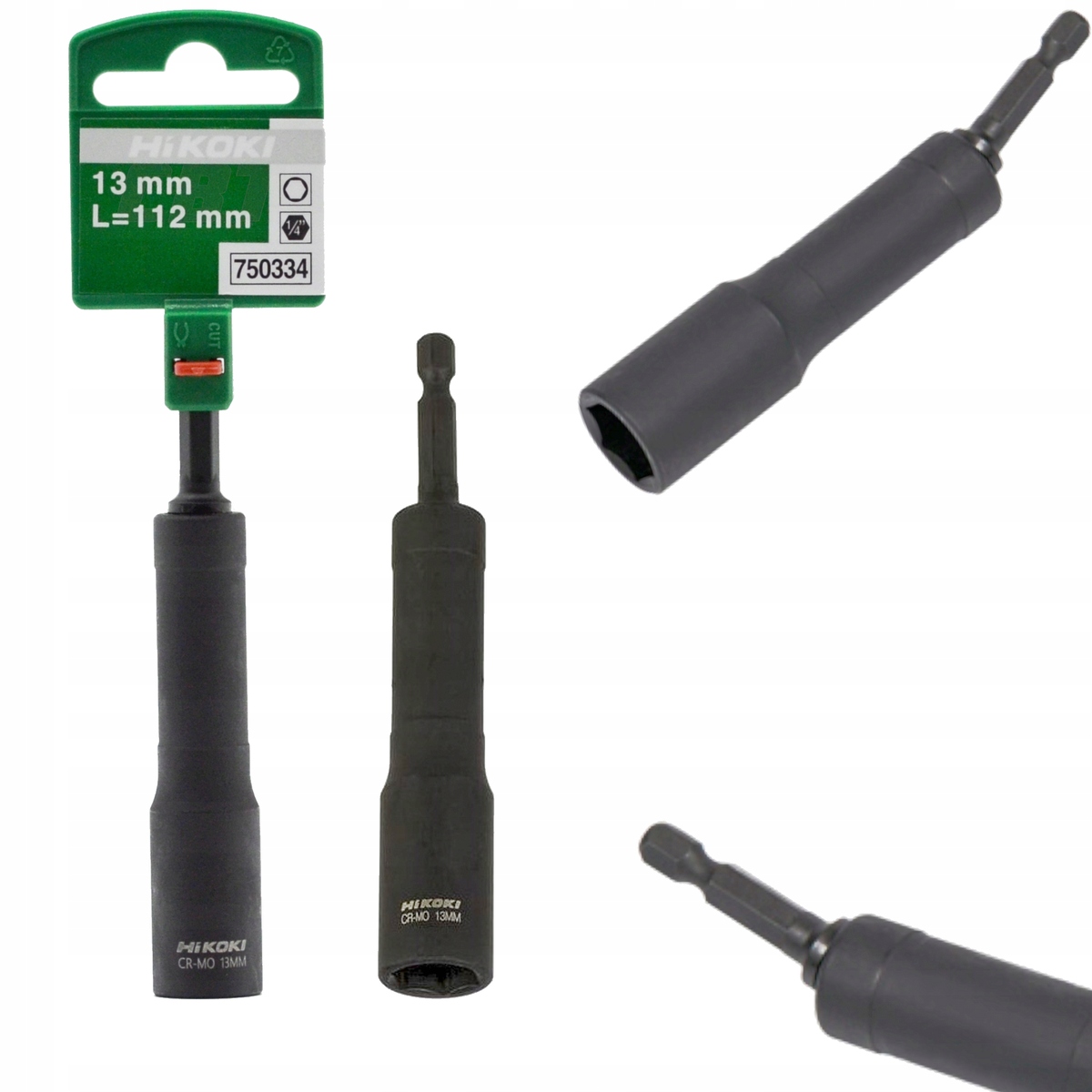 Hikoki Przegubowa nasadka kątowa udarowa adapter kątowy 13x112 mm 750334